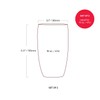 Zafferano Perle Beverage Glass Black (Set of 2) 16 Fl