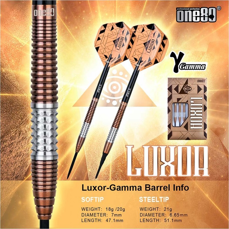 One80 One Eight Luxor Gamma Luxor Gamma 2BA 20g Darts