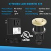 Garbage Disposal Air Switch Kit, UL Certified Professional Garbage Disposal
