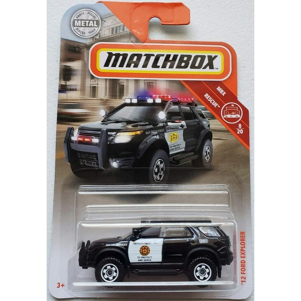 Matchbox mbx 12 Ford Explorer San Diego Police Rescue Series