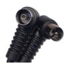 kenable RF Fly Lead Right Angle Plug - Socket Coax TV Freeview Cable 0.6m 60cm [0.6 metres]