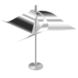Bird Scarer, Pigeon Deterrent for Repelling Pigeons, Woodpeckers and Other Birds, All Weather Reflective Windmill Bird Deterrent, Rotary Bird Deterrent for Garden, Rooftop and Vegetable Gardens