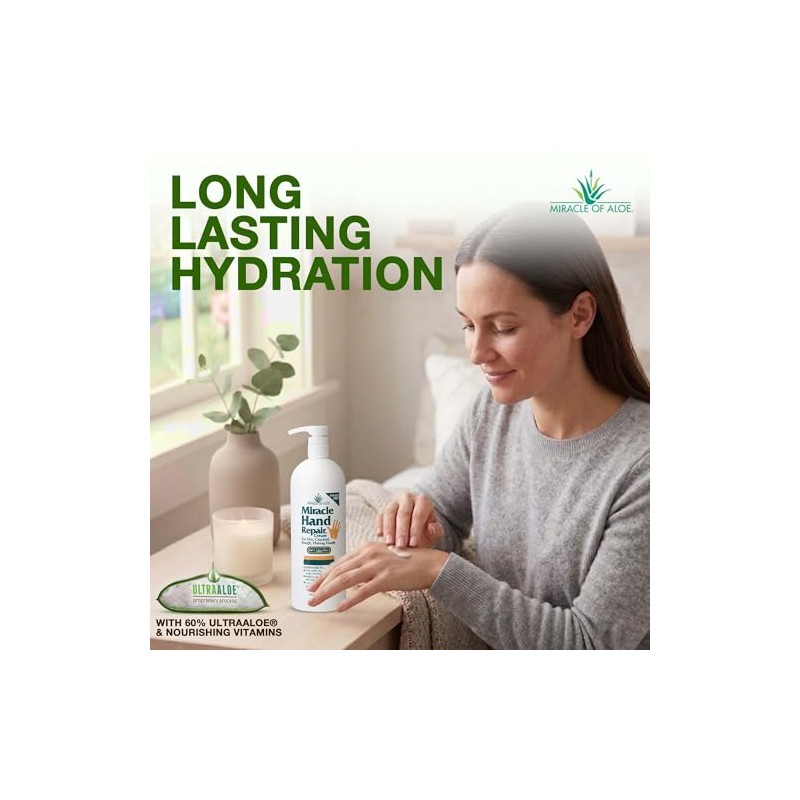 Miracle Crema de reparación de manos con 60% UltraAloe (32