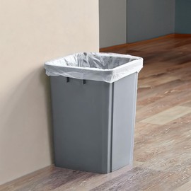 Harrison Greys Square 19 Gallon Waste Bin, Heavy-Duty Trash Can, Commercial Garbage Bin, Durable Waste Container, Recycling Bin, Plastic Wastebasket for Garage, Restaurants, Office, Kitchen