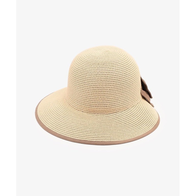 [ アフタヌーンティー リビング ] AfternoonTea LIVING ハット JK27 洗えるリボンバックカットUVハット アイボリー