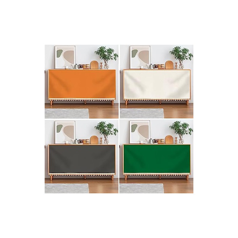 SK Studio Short Curtains for Kitchen, Privacy Closet Curtain Dust-Proof