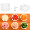 Electric Garlic Chopper Cutter Cordless Food Vegetables Fruits Blender for