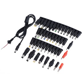 44PCS All in 1 Laptop DC Plug Universal 5.5*2.1mm Jack Laptop Power Supply DC Plug