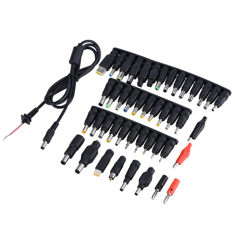 44PCS All in 1 Laptop DC Plug Universal 5.5*2.1mm Jack