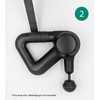 Ninefold Design Grip Wrap for Massage Gun, Adds Anti-Vibration Padding