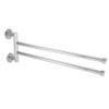 Bathroom Wall Mounted Towel Rack Swing Out Rotating Towel Hanger