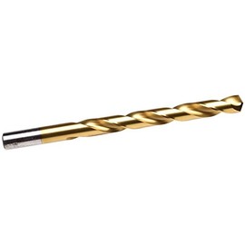 Irwin Drill Bit Hss, Titanium Nitride 11/64 ", 3-1/4 " Overall Length Carded