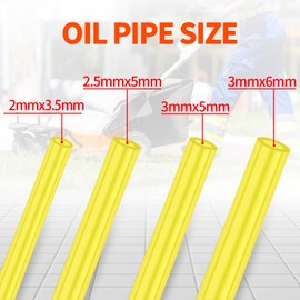 Ferilter （ 4 Size, 4 Feet/each) Fuel Line Fuel Hose for Husqvarna Craftsman Poulan Stihl Ryobi Troy Bilt Weed eater Trimmer Chainsaw Blower Small Engine Fuel Line Tube