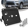 No Drill Tow Hook License Plate Mount Relocator Bracket Kit