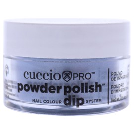Cuccio Colour Powder Nail Polish - Lacquer For Manicures And Pedicures - Highly Pigmented Powder That Is Finely Milled - Durable Finish With A Flawless Rich Color - Blue Blue Mica - 0.5 Oz, (5602-5)