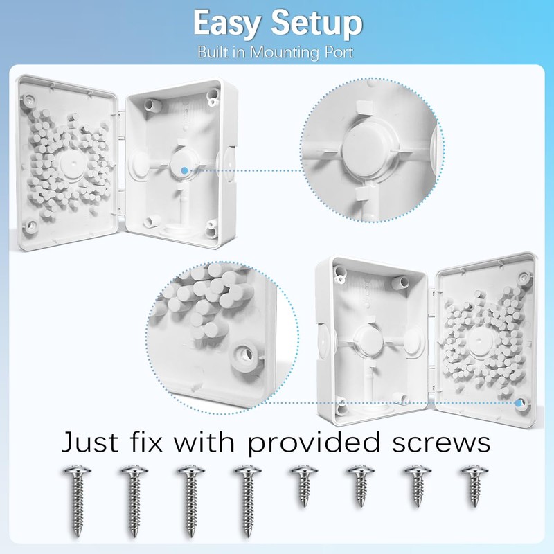 【PTZ/Bullet Camera Junction Box】 Universal Security Camera Junction Box IP