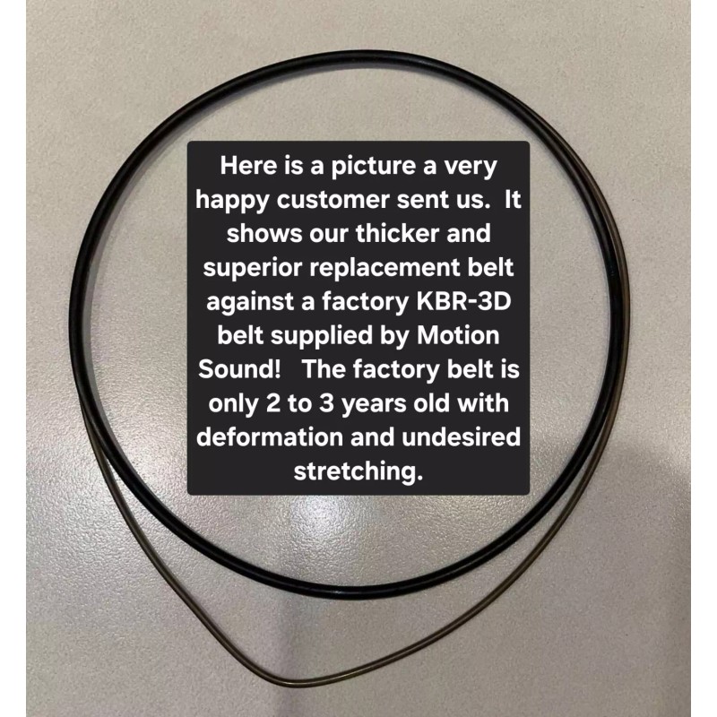 For Motion Sound Motion Sound KBR-3D replacement belt