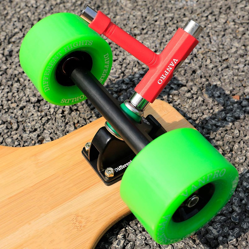 Vanpro All-In-One Skateboard Tool, Universal Carrying, Multi-functional Skateboard Maintenance, Allen