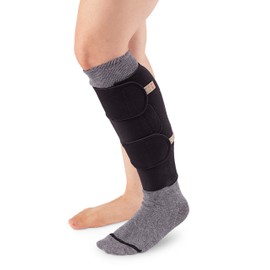 COMPREFLEX 30-40 mmHg Below Knee (NO Boot) Low Stretch Black, by BiaCare (Small/Regular, Black)