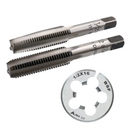 1/2" x 16 BSF Tap & Die Set Taper Plug & Die Carbon Steel British Standard Fine Thread