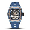 Luxury Automatic Mechanical Skeleton Watch, 42x53mm Alloy Case, Luminescent Hands,