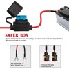Asasytal Motorcycle LED Bar Wiring Harness, 12V Control 2 Lamp,