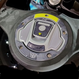 Resin Bike Motorbike 3D Stickers Compatible with CF MOTO 450 MT 2024 Tundra Grey Bike Tank Cap Protection from Impact and Scratches. Sticker 3D Resin Gadget Moto