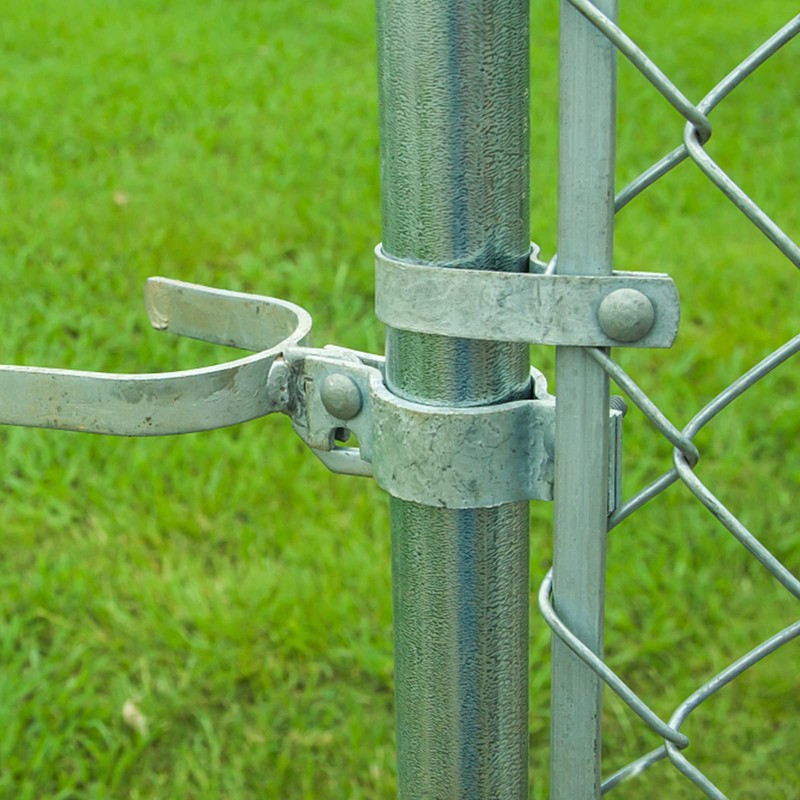 1-3/8" Chain Link Fence Gate Post Hinge, Galvanized Fence，4pcs for