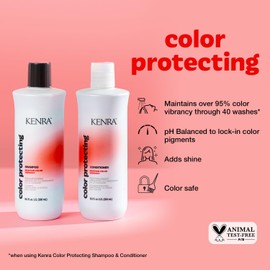 Kenra Color Protecting Conditioner | Color Safe | Maintain Over 95% Color Vibrancy Through 40 Washes | Enhances Shine | pH-balancing System | Color Maintenance | All Hair Types