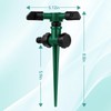 Proxima Direct 2 Pack Yard Sprinkler 360° Rotating Lawn Sprinkler