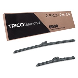 TRICO Diamond™ (25-2414) 24 & 14 Inch pack of 2 High Performance Automotive Replacement Windshield Wiper Blades For My Car Premium All Weather Beam Blade for Select Vehicle Models