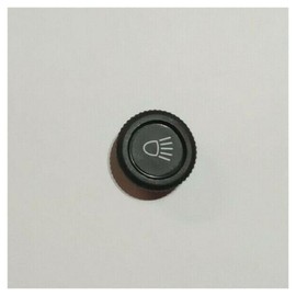 BURANIFUSION Headlight Switch Knob w/Graphic Insert Cap for VW for Fastback 1968-1973 for Ghia 1968-1974 for Transporter 1968-1977 T3 Black WEF1894