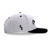 Classic Cowboy The Formal Adjustable Snapback Hat White/Black