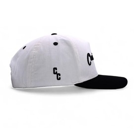 Classic Cowboy The Formal Adjustable Snapback Hat White/Black