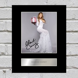 Mariah Carey Signed Mounted Photo Display #2