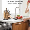 YOYEAH Chopping Board Stand & Pot Lid Holder, Kitchen Organiser,
