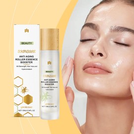 Anti-Ageing Roller Essence Booster,Hyaluronic Acid Serum, For Reducing Expression Wrinkles, Fragrance-Free, For Sensitive Skin
