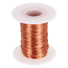sourcing map 24 AWG Magnet Wire, 24 Gauge / 0.5mm Enameled Copper Wire, 4 oz Magnetic Coil Wire for Transformer, Motor, Electric, 155C(311F)