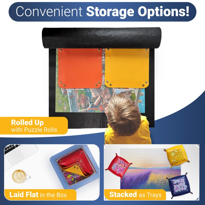 Puzzle Sorting Trays - 6X Puzzle Organizer for Sorting 1000