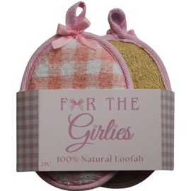 Natural Loofah Exfoliating Body Scrubber for Women Made with Natural Egyptian Loofa Sponge, Bath Shower Luffa lufa for face and Body. exfoliator Scrub Pads