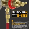 AWLOLWA Oxygen Acetylene Regulator Set, CGA540 and CGA200 Inlet Connection