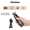 2 in 1 USB Charging Men Electric Hair Clipper Trimmer