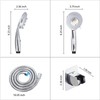 sisiten RV Shower Head with Hose and on off switch