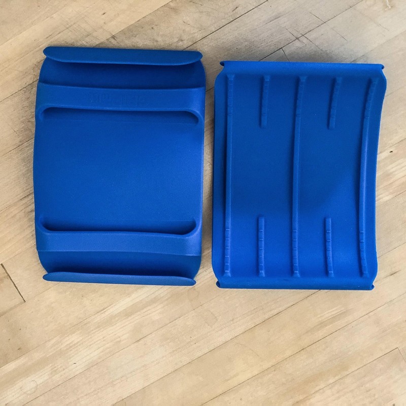 GRIPmitt Silicone Kitchen Mitt 2-Pack Set (Small/Medium, Blue)