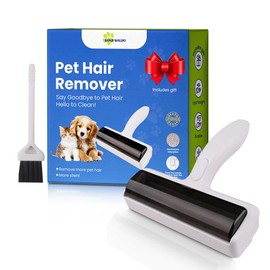 Benji Waldo Pet Hair Removal Tool - Reusable Dog Hair Remover for Couch, Cat Hair Remover for Furniture - Portable Multi-Surface Fur Roller - Eco-Friendly, No Refills Needed