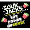 Sour Jacks Sour Candy Gummy Snacks, Watermelon Sour Wedges, Bulk