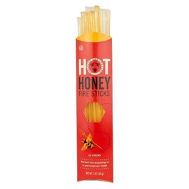 Savannah Bee Company Hot Honey Fire Sticks 100% Pure Honey Infused with Sweet Wildflower Honey and Heat from Scotch Bonnet and Habanero Peppers Pack of 12 sticks