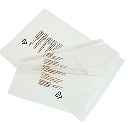 100 Clear Plastic SELF Seal Garment Clothing Bags with Safety Warning RESEALABLE Peel & Seal Polypropylene Clothes T-Shirt Shirt Display Postal Packing Postage Sacks MAILERS SABCO (12" x 16")