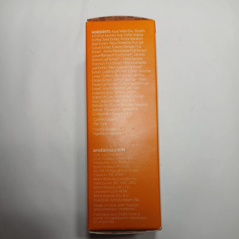 Andalou Naturals Dark Spot Corrector 5% Vitamin C+Spot-Targeti