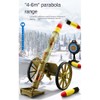 ZZPXMY Mortar Launcher Playset, Push Tyre Mortar Launcher, Soft Foam